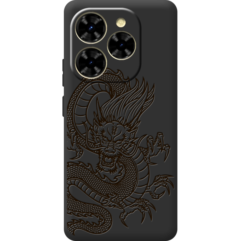 Чорний чохол BoxFace Blackview Shark 9 Chinese Dragon
