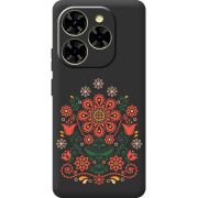 Чорний чохол BoxFace Blackview Shark 9 Ukrainian Ornament