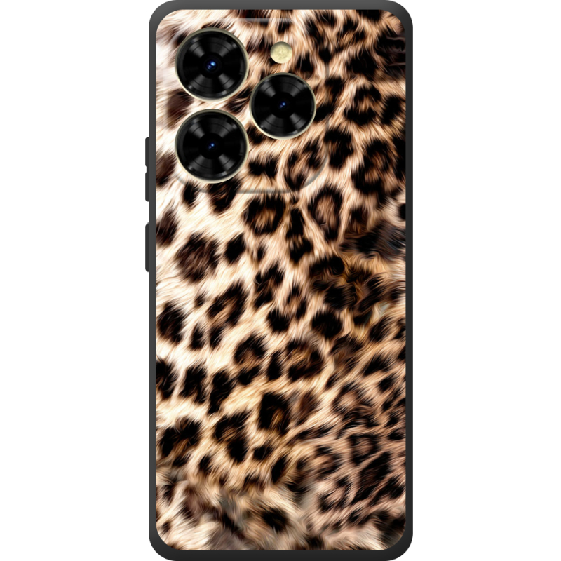 Чорний чохол BoxFace Blackview Shark 9 Леопардовий