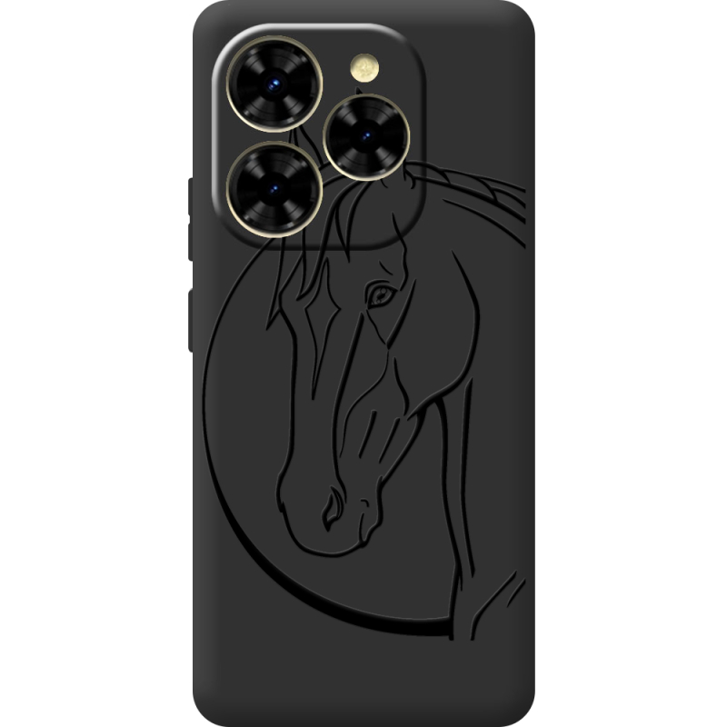 Чорний чохол BoxFace Blackview Shark 9 Horse