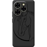 Чорний чохол BoxFace Blackview Shark 9 Horse