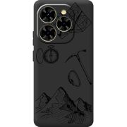 Чорний чохол BoxFace Blackview Shark 9 Mountains