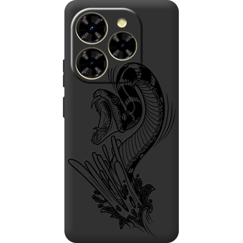 Чорний чохол BoxFace Blackview Shark 9 Snake