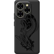 Чорний чохол BoxFace Blackview Shark 9 Snake
