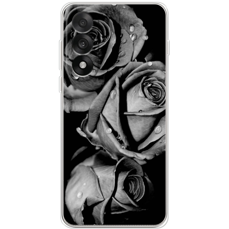 Чохол BoxFace OnePlus Nord 5 Black and White Roses