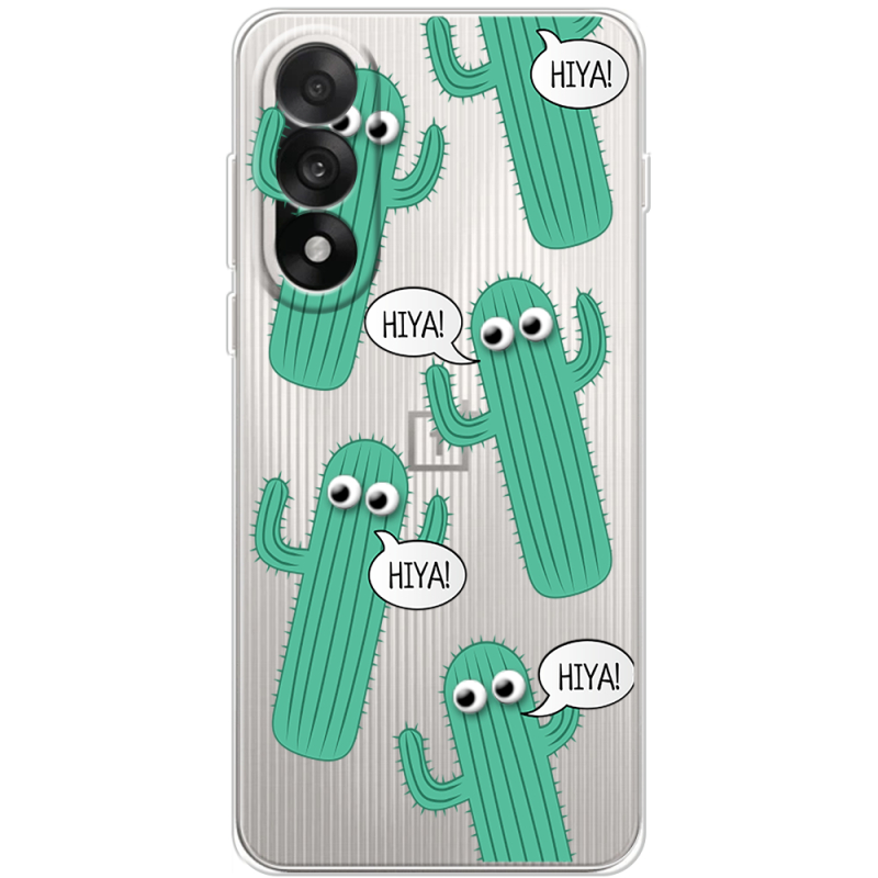 Прозорий чохол BoxFace OnePlus Nord 5 с 3D-глазками HIYA