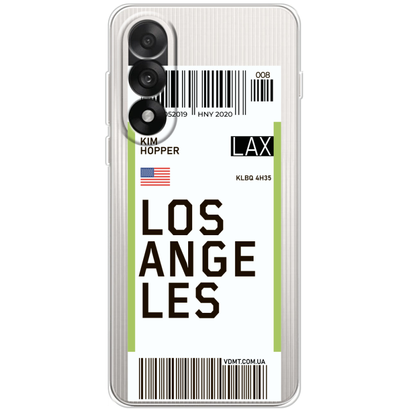 Прозорий чохол BoxFace OnePlus Nord 5 Ticket Los Angeles