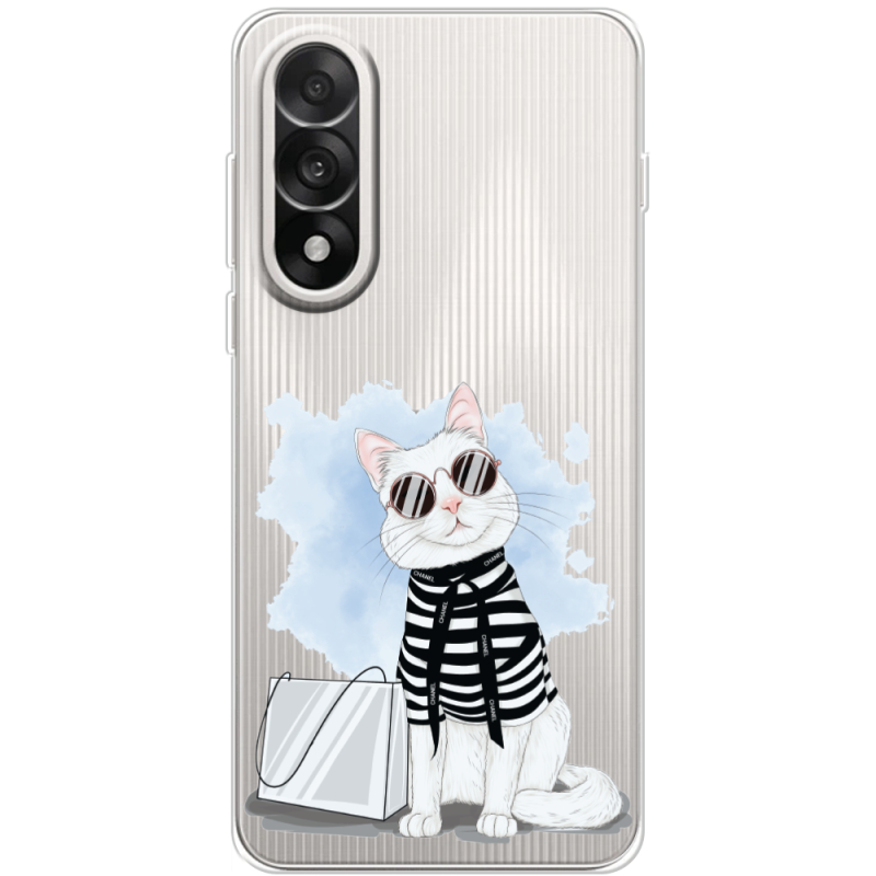 Прозорий чохол BoxFace OnePlus Nord 5 Cat Style