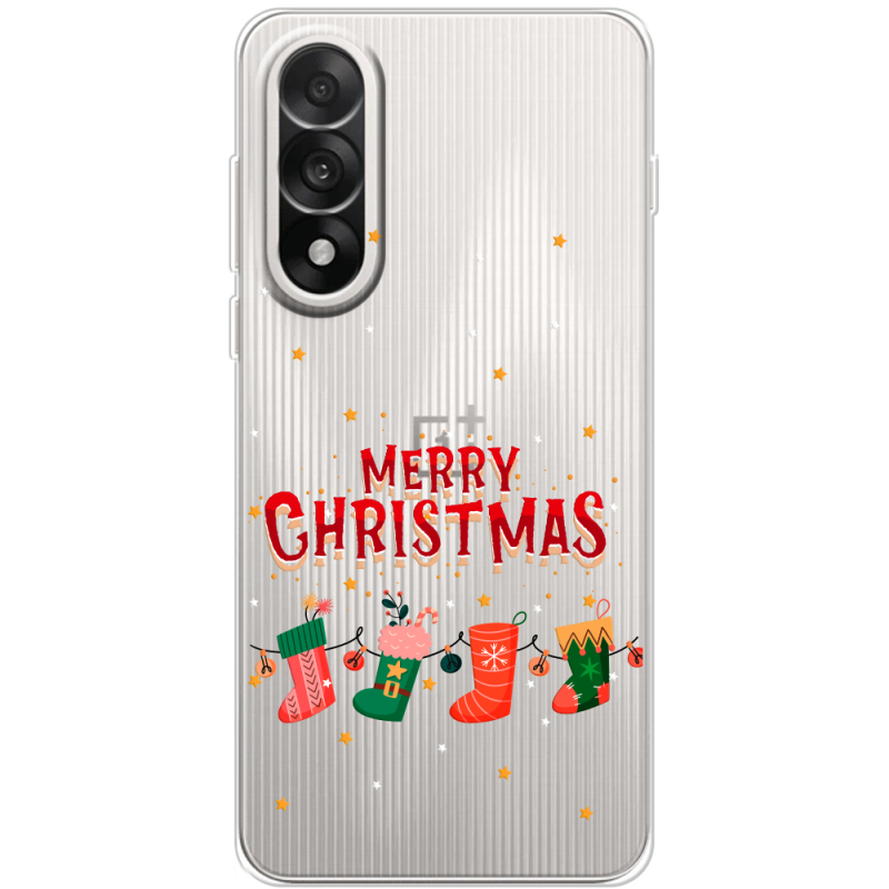 Прозорий чохол BoxFace OnePlus Nord 5 Merry Christmas