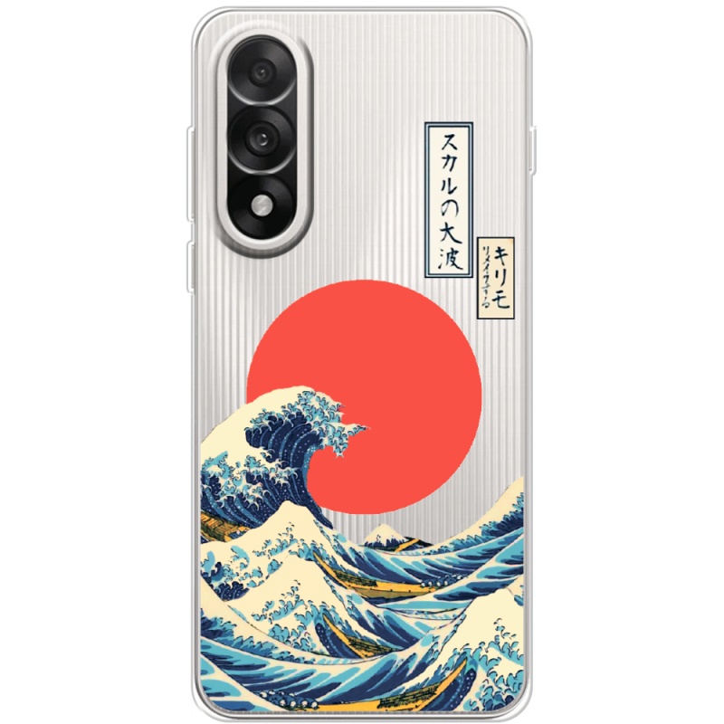 Прозорий чохол BoxFace OnePlus Nord 5 Большая волна в Канагаве