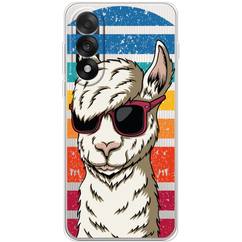 Прозорий чохол BoxFace OnePlus Nord 5 Стильна Лама