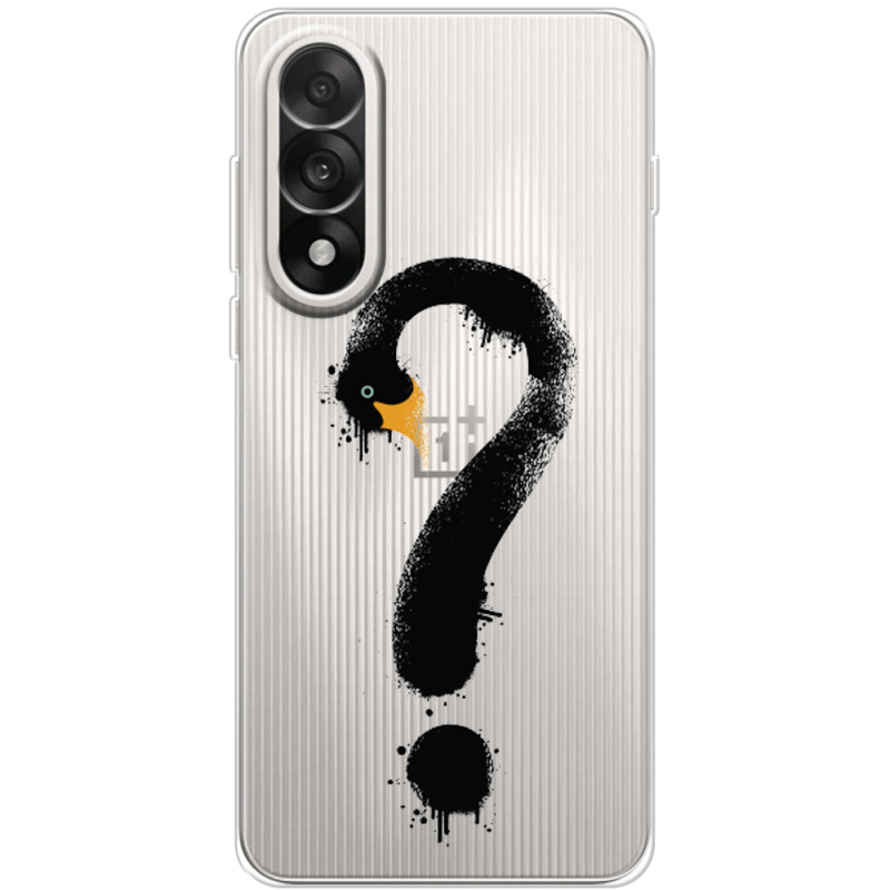 Прозорий чохол BoxFace OnePlus Nord 5 Swan question