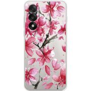 Прозорий чохол BoxFace OnePlus Nord 5 Pink Magnolia