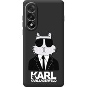 Чорний чохол BoxFace OnePlus Nord 5 Cat in Black