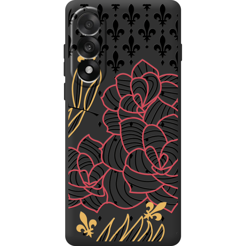 Чорний чохол BoxFace OnePlus Nord 5 FranceFlowers