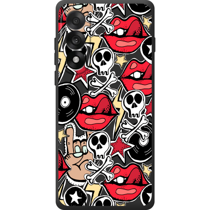 Чорний чохол BoxFace OnePlus Nord 5 Rock Graffiti