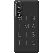 Чорний чохол BoxFace OnePlus Nord 5 Minimalistic