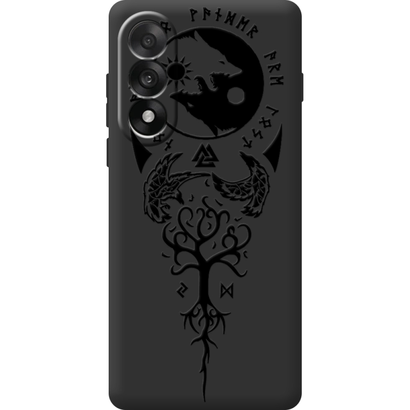 Чорний чохол BoxFace OnePlus Nord 5 Hugin and Munin