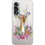 Чохол зі стразами OnePlus Nord 5 Deer with flowers