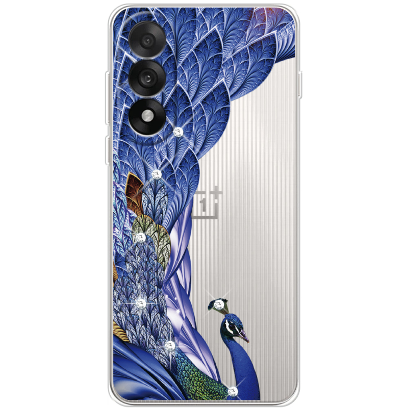 Чохол зі стразами OnePlus Nord 5 Peafowl