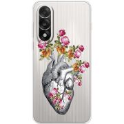 Чохол зі стразами OnePlus Nord 5 Heart