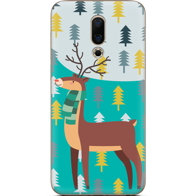 Чехол Uprint Meizu 16 Foresty Deer