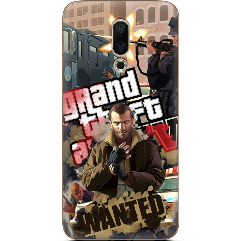Чехол Uprint Meizu 16 GTA 4