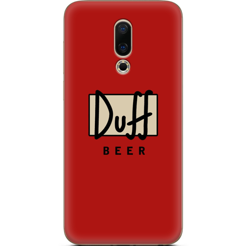 Чехол Uprint Meizu 16 Duff beer