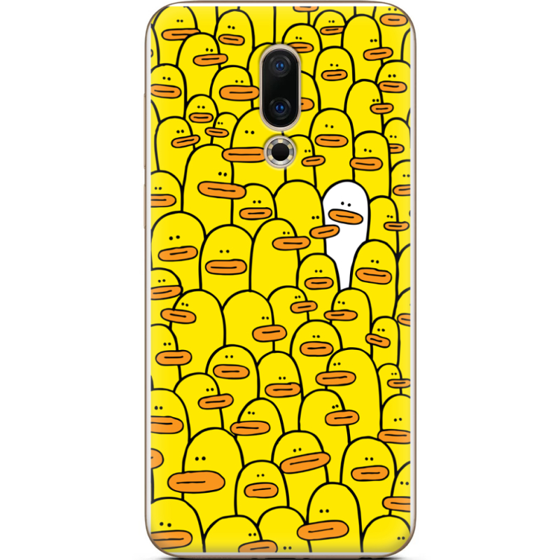 Чехол Uprint Meizu 16 Yellow Ducklings