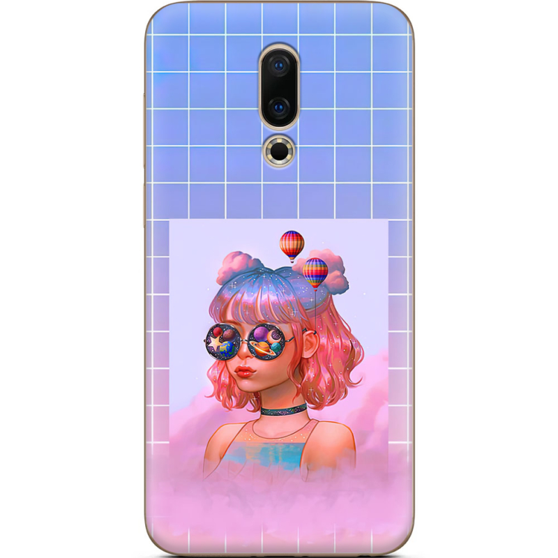 Чехол Uprint Meizu 16 Girl in the Clouds