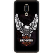 Чехол Uprint Meizu 16 Harley Davidson and eagle