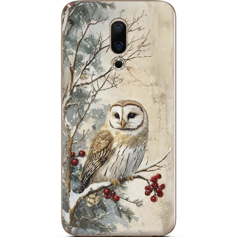 Чехол Uprint Meizu 16 Christmas Owl