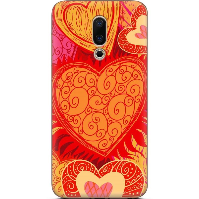 Чехол Uprint Meizu 16 Warm Hearts