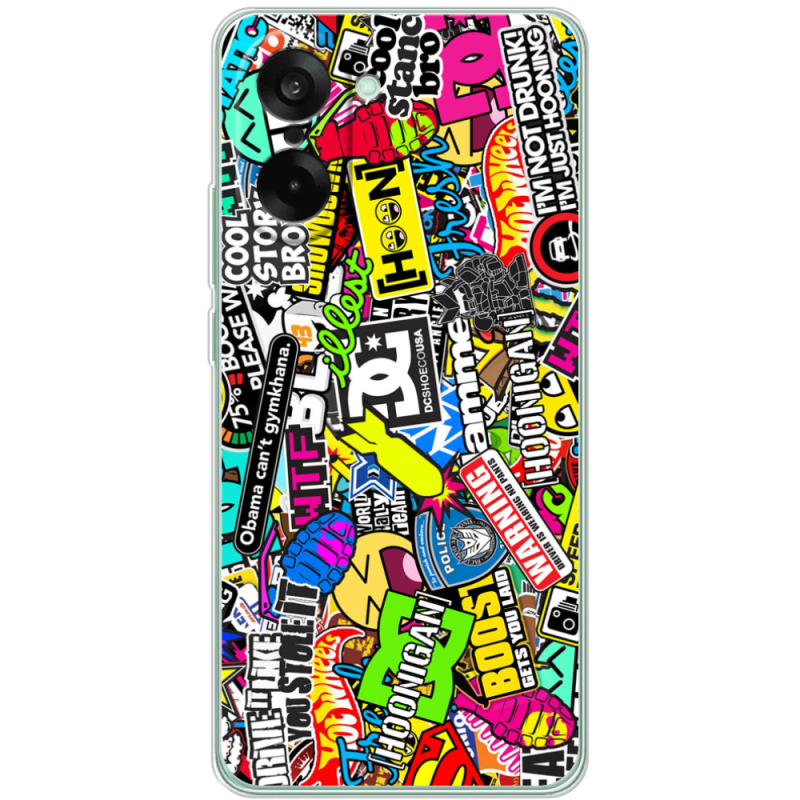 Чохол BoxFace OnePlus Nord CE5 Multicolored Inscriptions