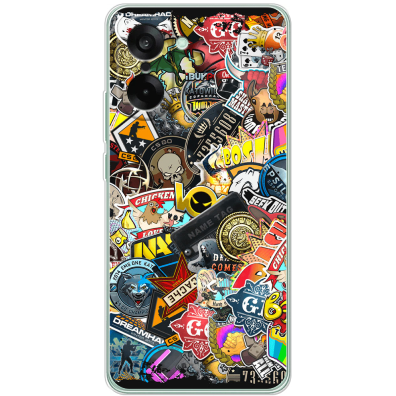 Чохол BoxFace OnePlus Nord CE5 CS:Go Stickerbombing
