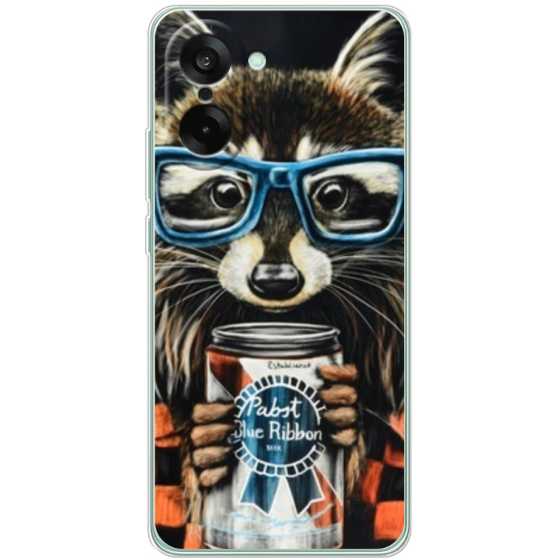 Чохол BoxFace OnePlus Nord CE5 Енот с банкой