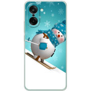 Чохол BoxFace OnePlus Nord CE5 Skier Snowman