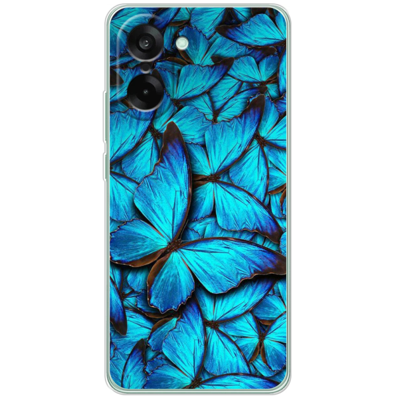 Чохол BoxFace OnePlus Nord CE5 лазурные бабочки