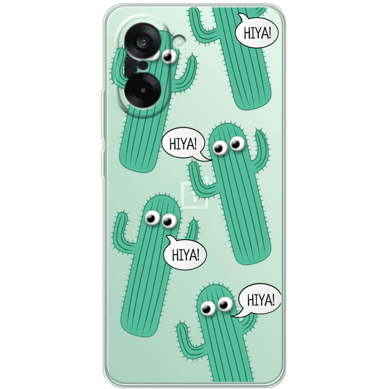 Прозорий чохол BoxFace OnePlus Nord CE5 с 3D-глазками HIYA