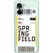 Прозорий чохол BoxFace OnePlus Nord CE5 Ticket Springfield