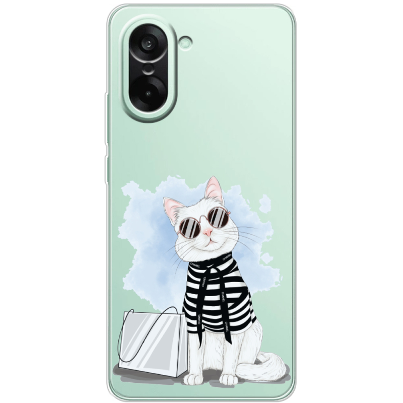 Прозорий чохол BoxFace OnePlus Nord CE5 Cat Style