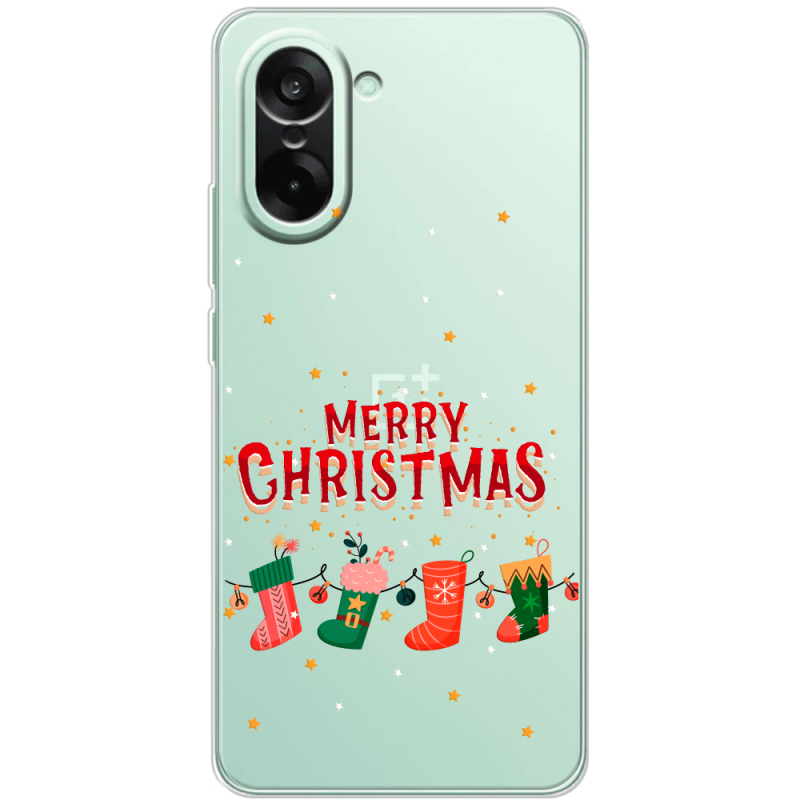 Прозорий чохол BoxFace OnePlus Nord CE5 Merry Christmas