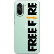 Прозорий чохол BoxFace OnePlus Nord CE5 Free Fire Black Logo