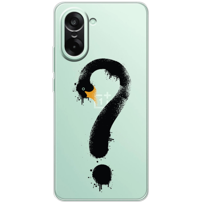 Прозорий чохол BoxFace OnePlus Nord CE5 Swan question