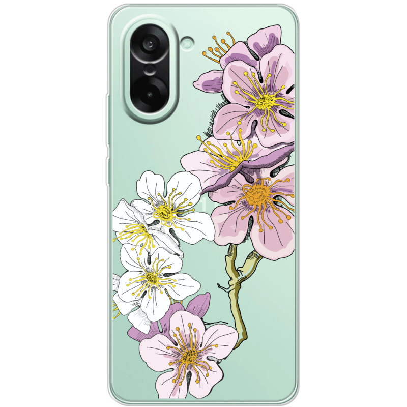 Прозорий чохол BoxFace OnePlus Nord CE5 Cherry Blossom
