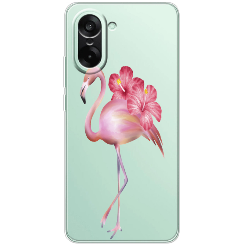 Прозорий чохол BoxFace OnePlus Nord CE5 Floral Flamingo