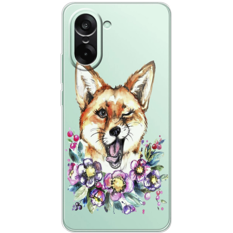 Прозорий чохол BoxFace OnePlus Nord CE5 Winking Fox