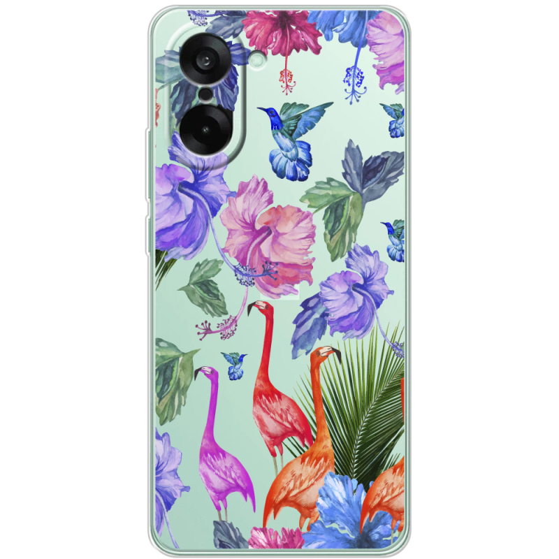 Прозорий чохол BoxFace OnePlus Nord CE5 Flamingo