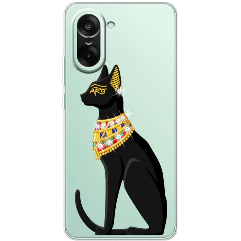 Чохол зі стразами OnePlus Nord CE5 Egipet Cat