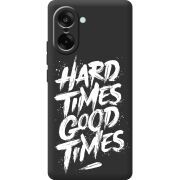 Чорний чохол BoxFace OnePlus Nord CE5 Hard Times Good Times